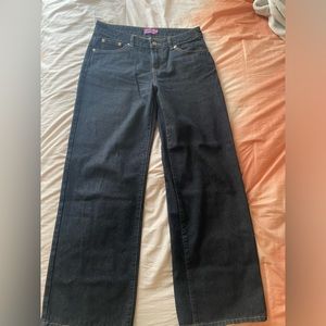 EDIKTED low rise wide leg jeans!